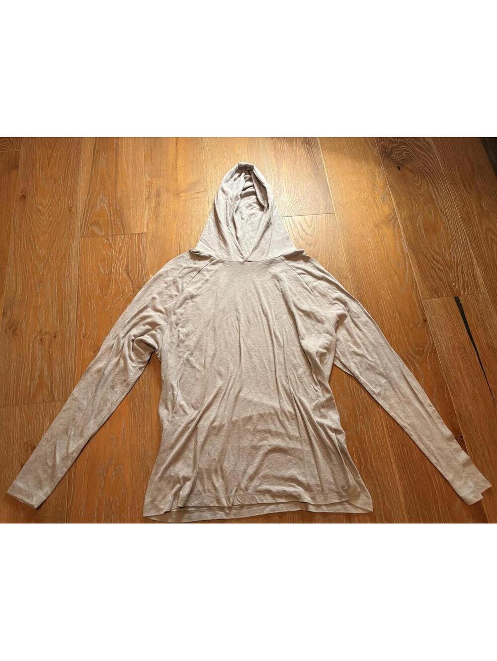 Alo Yoga Beige Lightweight Hoodie Size XL